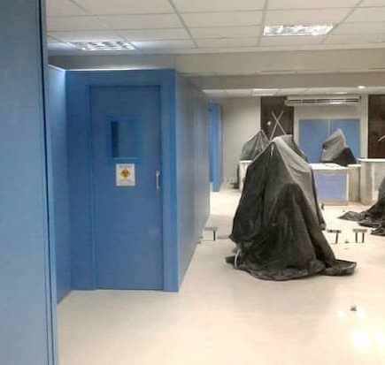 Para que servem as divisórias de chumbo nas salas de radiografia?